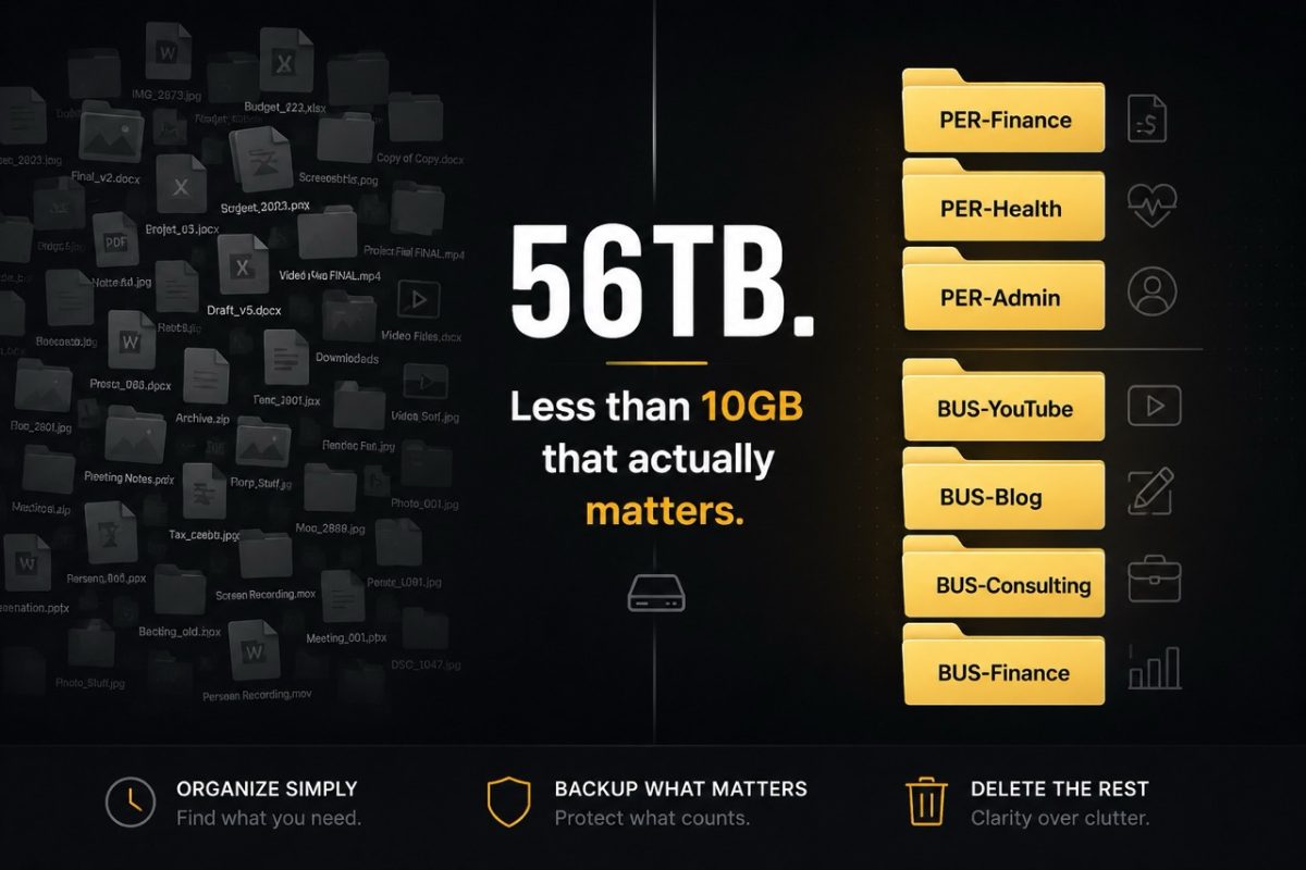 How I Manage 56TB of Storage Without Losing My Mind